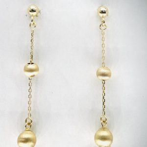 PENDIENTES DE ORO AMARILLO DE 18 KILATES